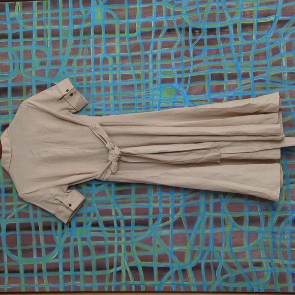 J.G. Hook 100% Linen Dress, Sz 10P - Picture 3 of 12